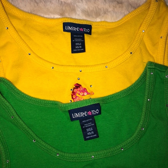 Vintage Limited Too Summer Tanks Set of 2 - Picture 4 of 7